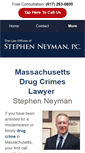Mobile Screenshot of massachusetts-drug-crimes-lawyers.com