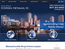 Tablet Screenshot of massachusetts-drug-crimes-lawyers.com